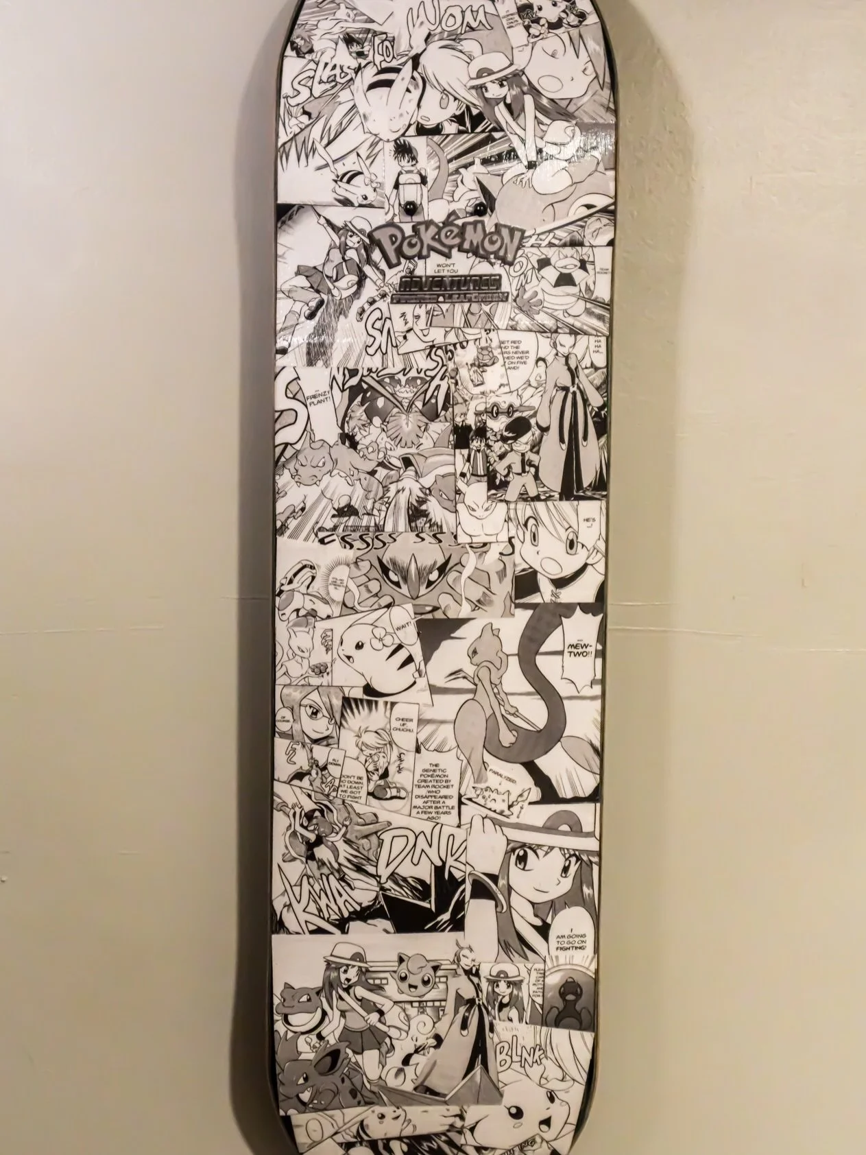 Pok&eacute;mon Adventures 24

Fire Red &amp; Leaf Green 02 of 03

Hand cut and laid on a new 8.0&rdquo; wide skateboard

This one is sold but tag a friend who needs a piece like this in their home or LGS!

📖: hidenori Kusaka &amp; Satoshi Yamamoto
?
