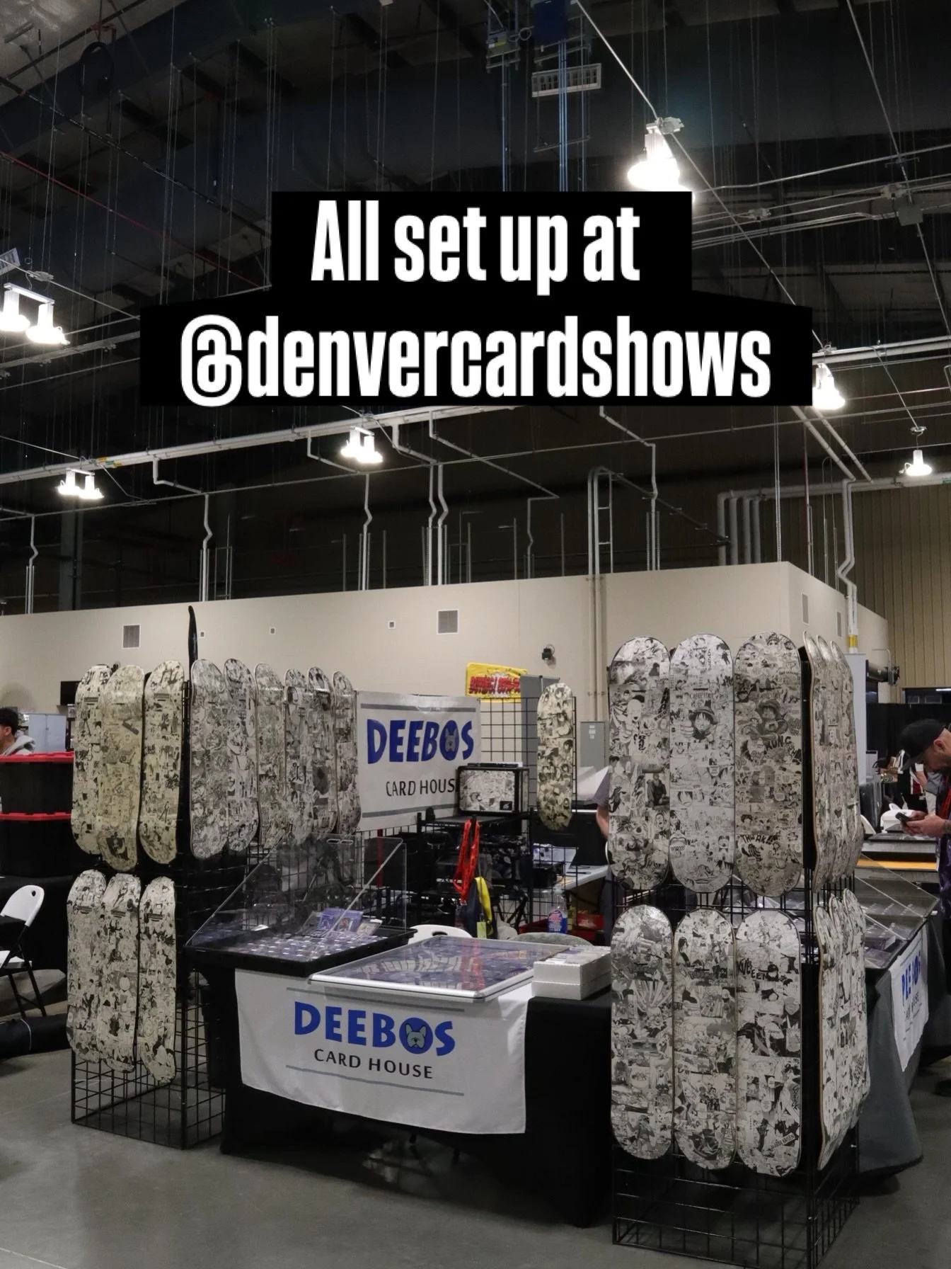 Come on out and say hello to me and @deebos_card_house at @denvercardshows all weekend long!

#manga #tcg #sportscards #tradeshow #anime