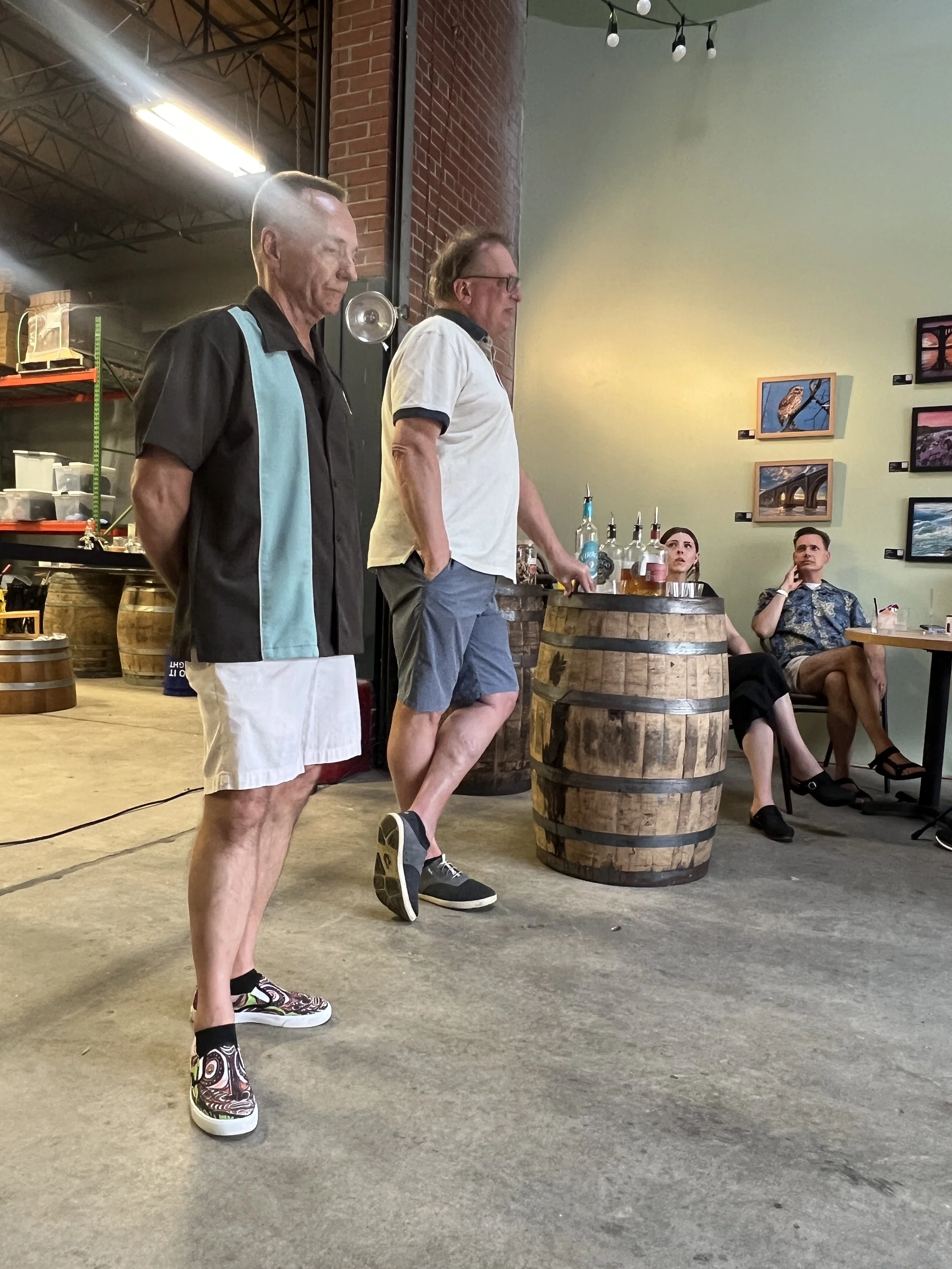 Virago Distillery tour photo with Tiki John