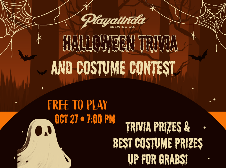 Halloween Trivia at Playalinda Brewing Co.