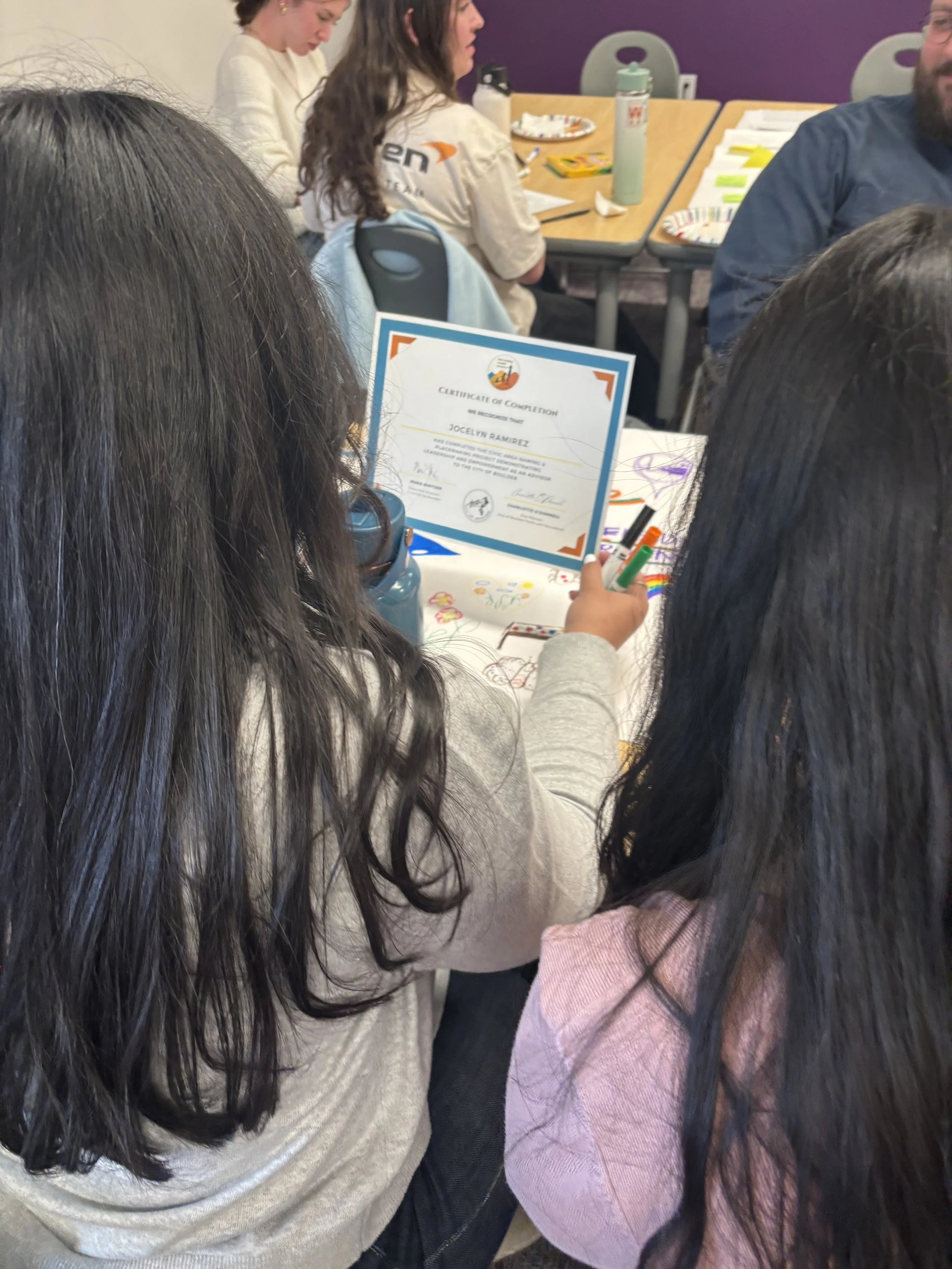 Growing Up Boulder Certificate