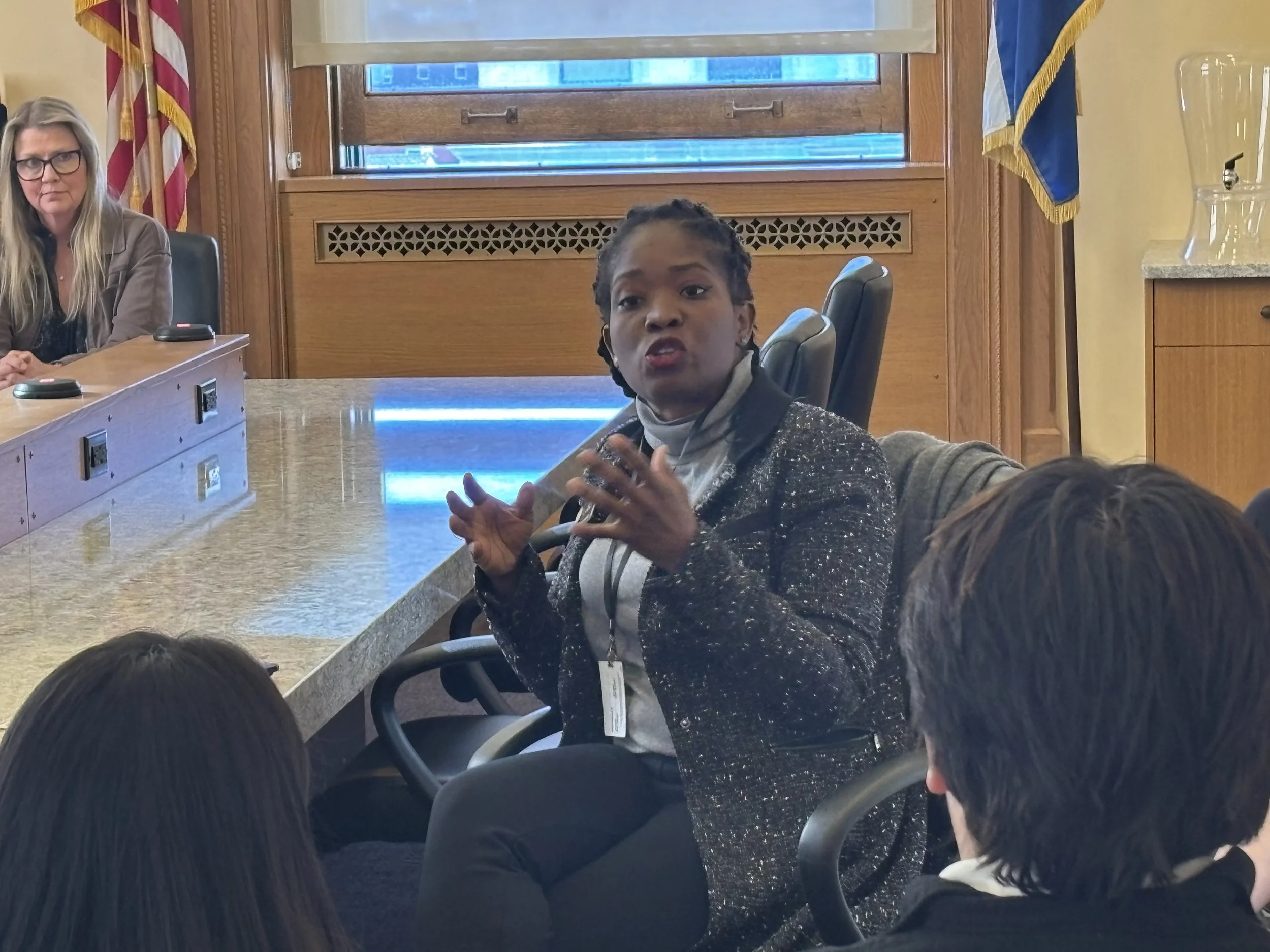 Boulder Legislator Juni Joseph talks to Z Clubs about Child Marriage