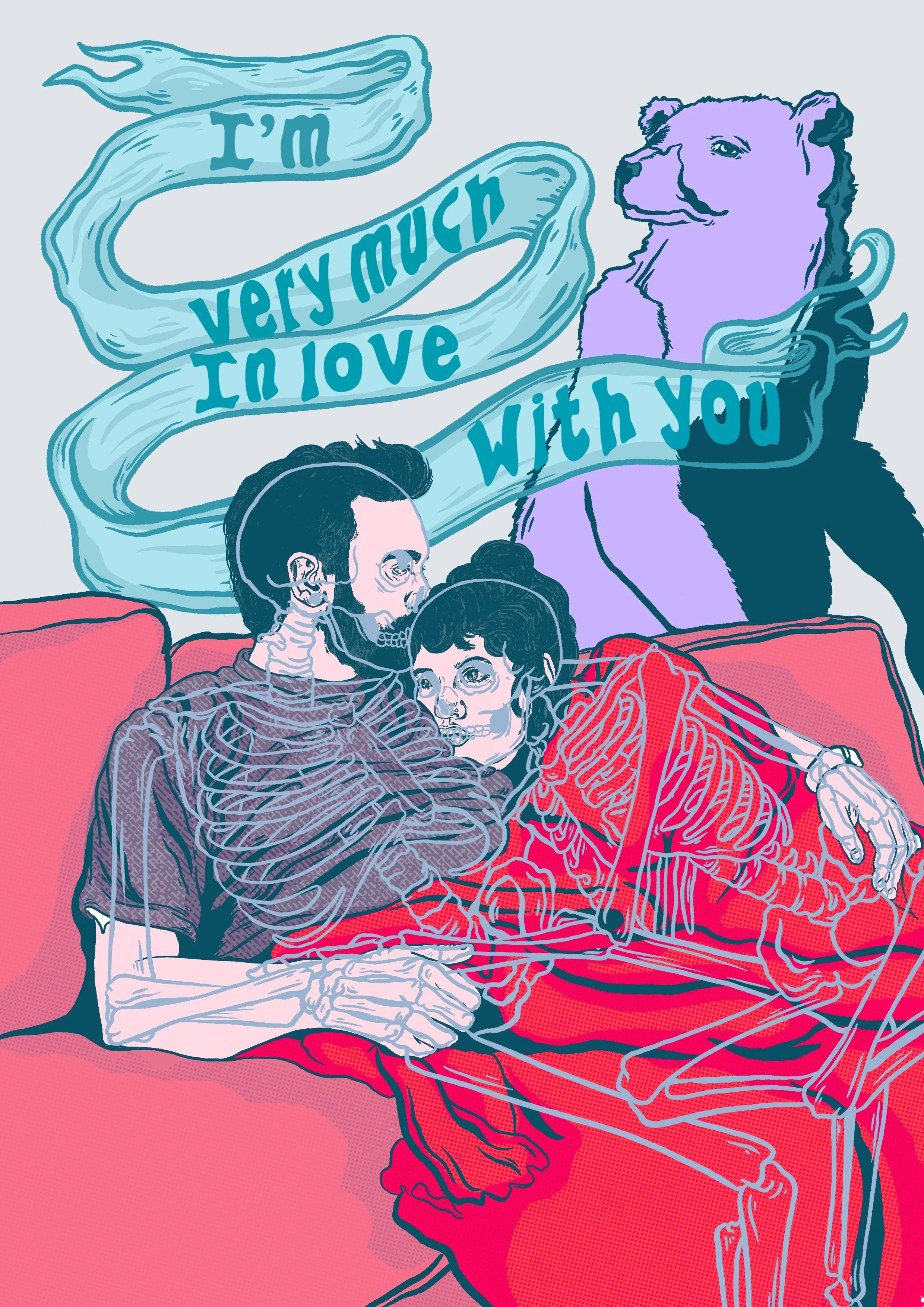 Wedding present commission - portrait of a couple