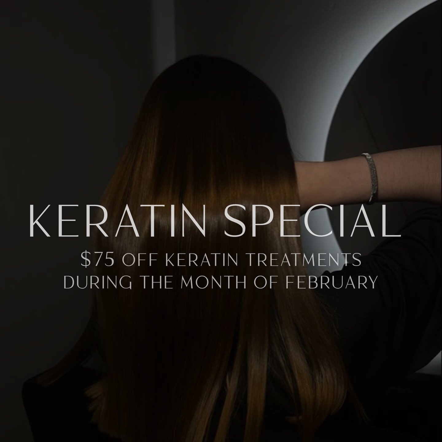 Smoother days are ahead 🤎
Keratin treatments are $200 all February (regularly $275).
Use code KERATIN when booking under Offers.