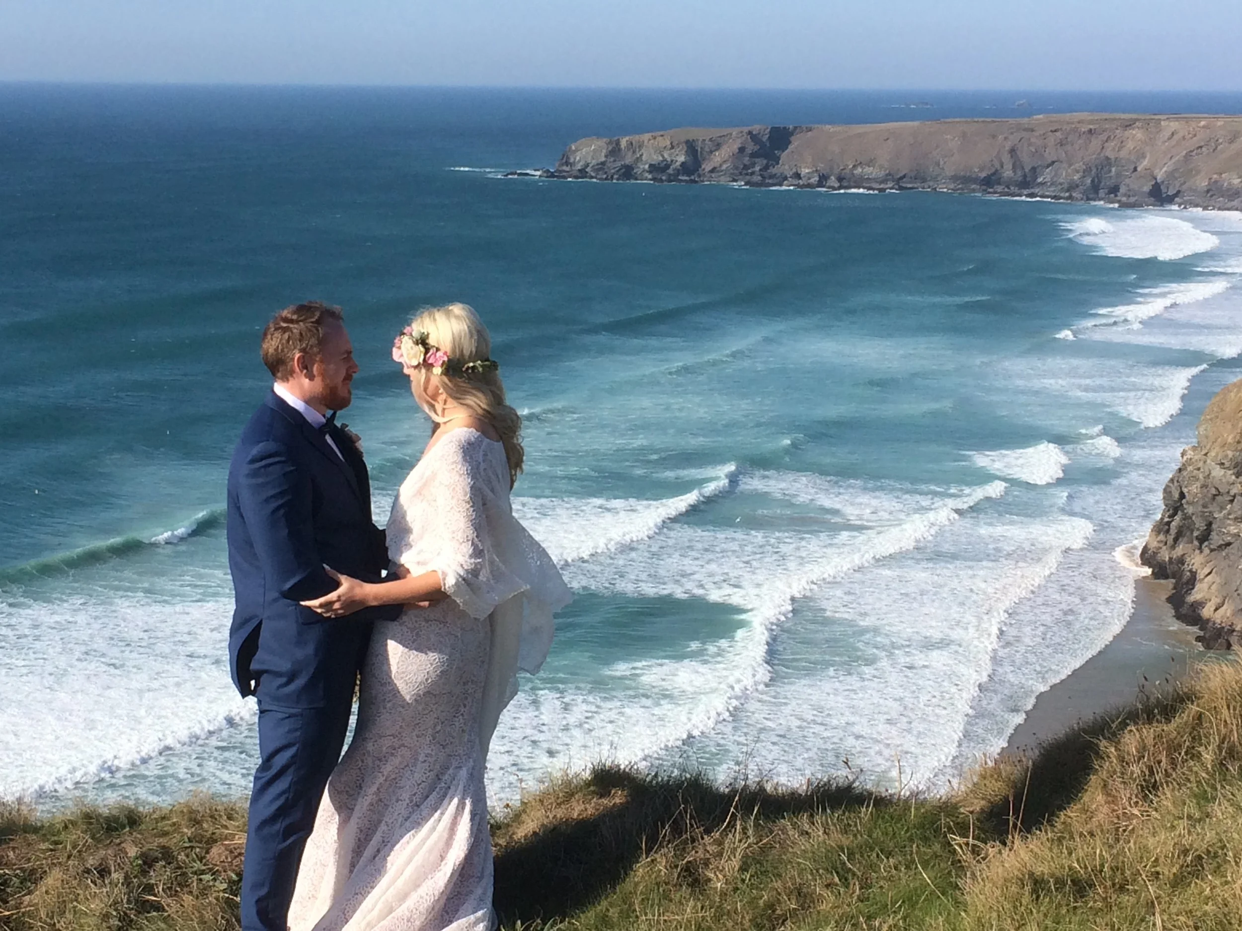 Cliffs above Bedruthan - Enchanted brides.JPG