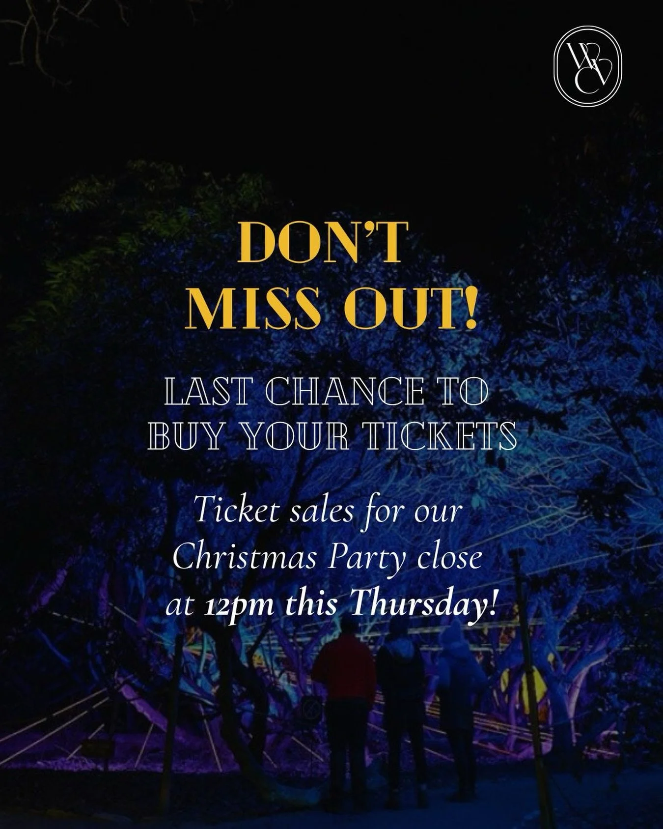 FINAL CALL: Ticket Sales Close Tomorrow at 12PM!⁠
⁠
The countdown is on! Our Magical Christmas Party at The Lost Gardens of Heligan is almost here and ticket sales close tomorrow at 12pm, so don&rsquo;t miss out!⁠
⁠
Picture this: wandering through He