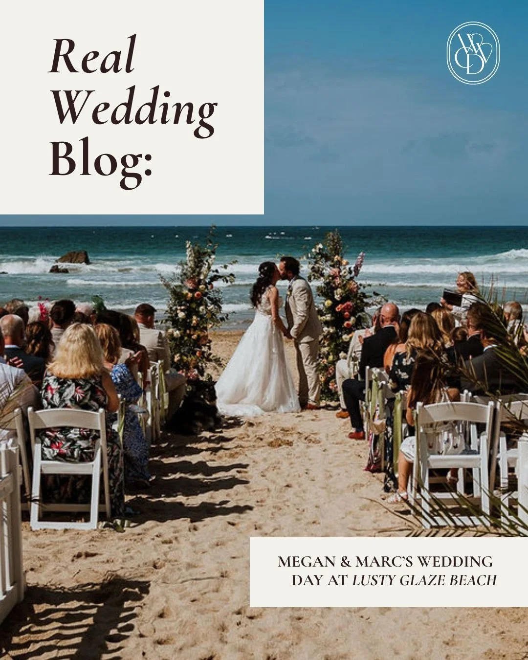 Golden hour, barefoot promises &amp; Atlantic views&hellip; ✨

We sat down with @alexapoppephoto to hear her take on Megan &amp; Marc&rsquo;s @lustyglazebeachweddings wedding and the stories she shared are as magical as the day itself. 🌊💛

From int