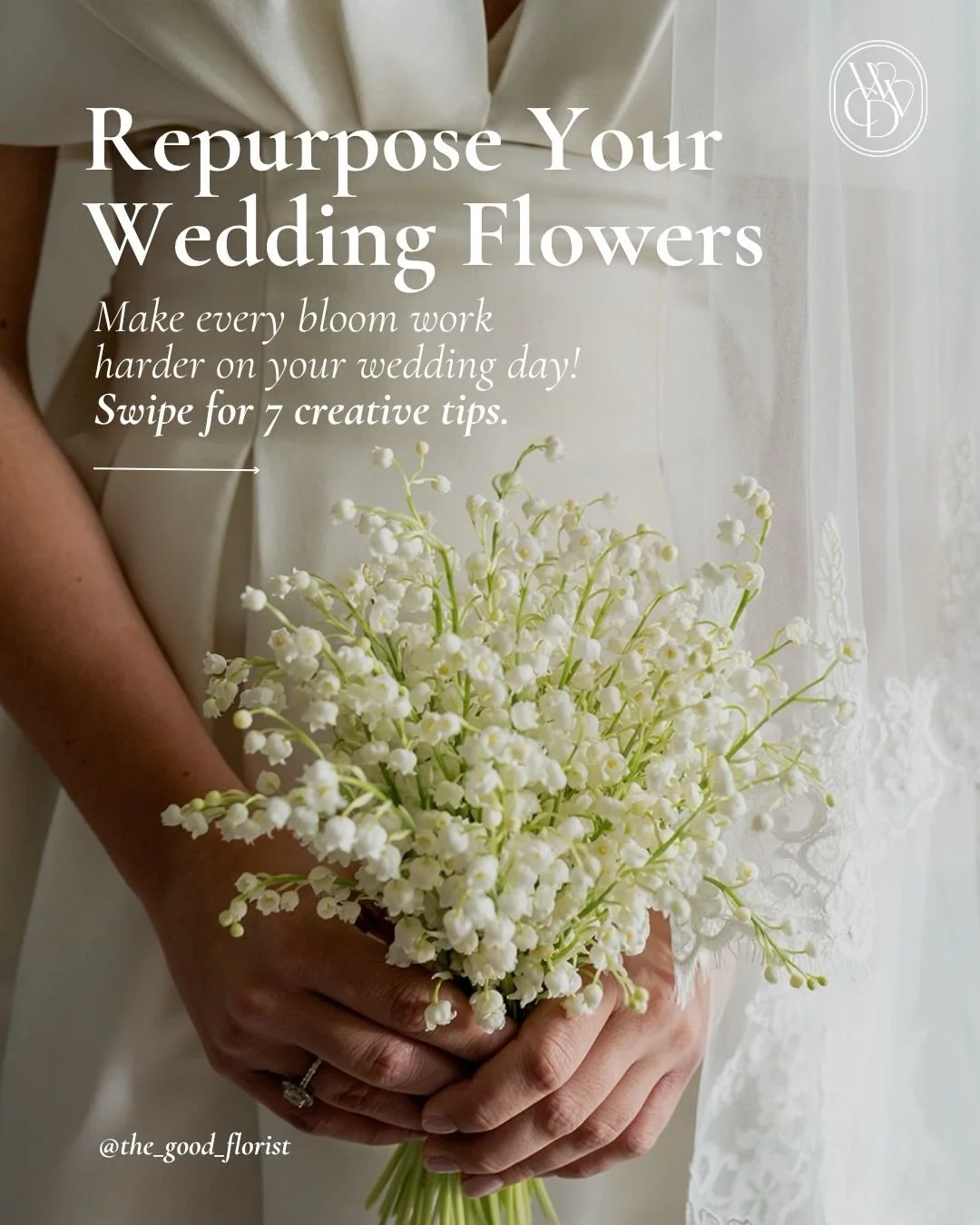 Top Tips for Your Wedding Flowers!
Why let your gorgeous blooms sit idle? Here&rsquo;s how to repurpose your wedding flowers throughout the day and get the most out of every petal. 

Swipe for 7 creative ideas!

Photos
1 - @the_good_florist
2 - @perd
