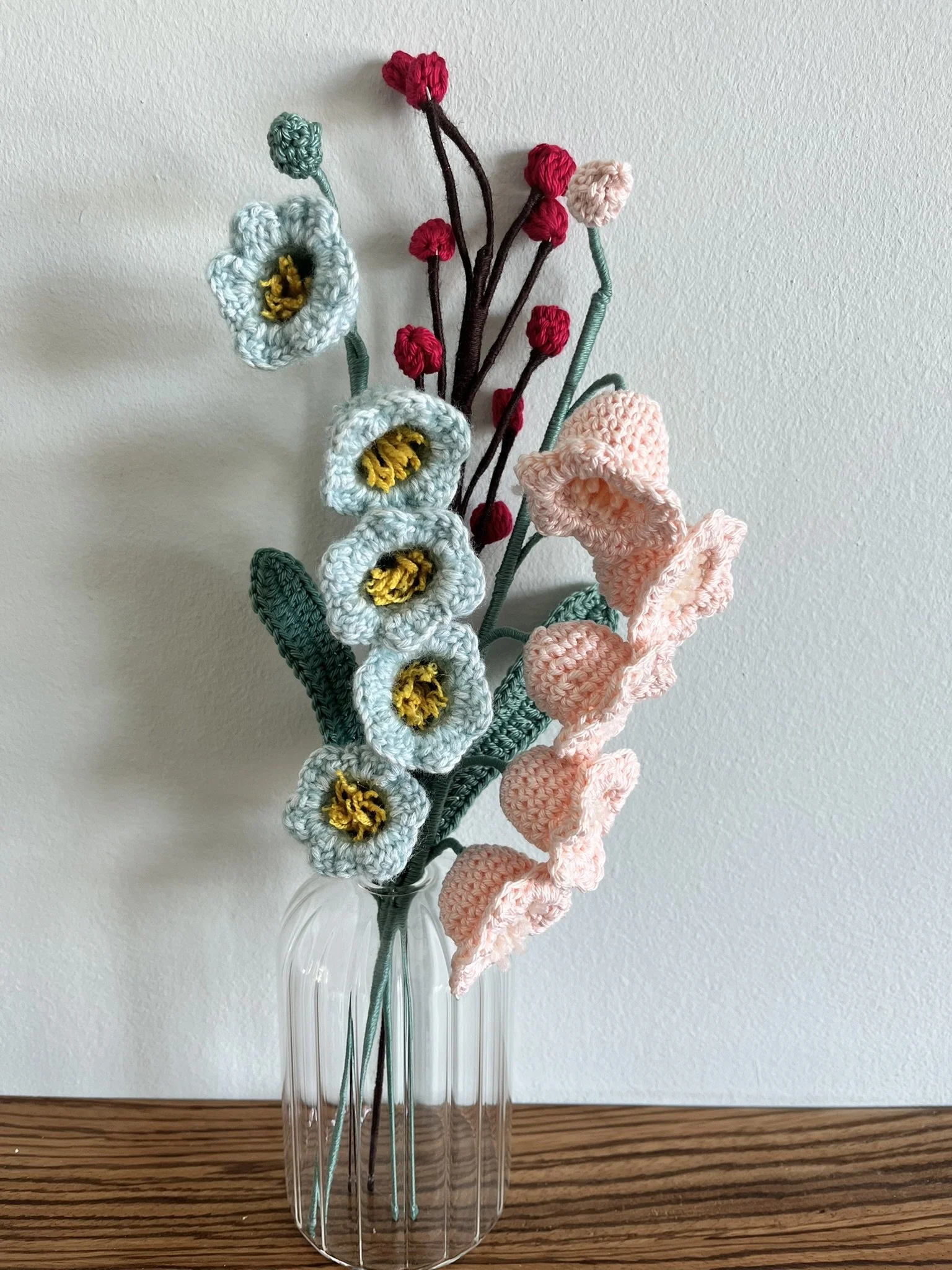 handmade crochet lily may birthflower