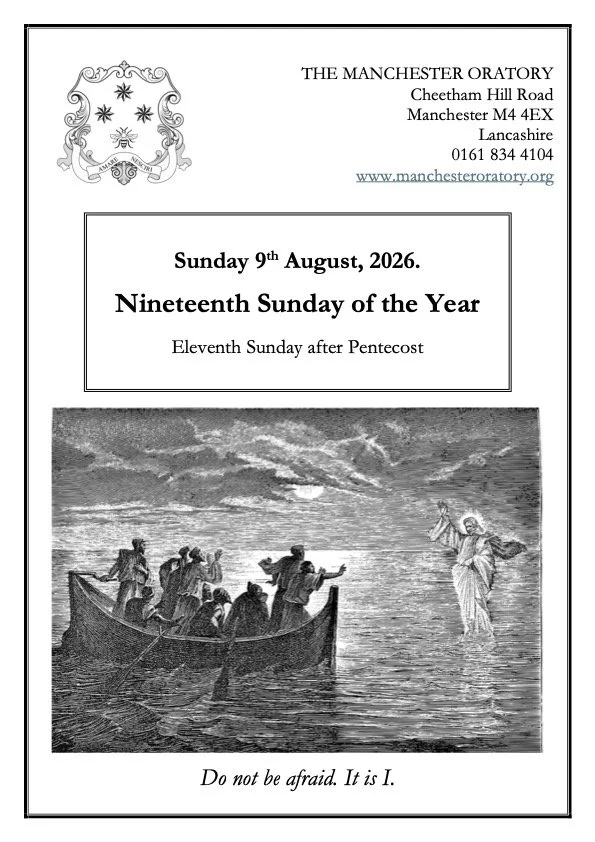 The Nineteenth Sunday of the Year