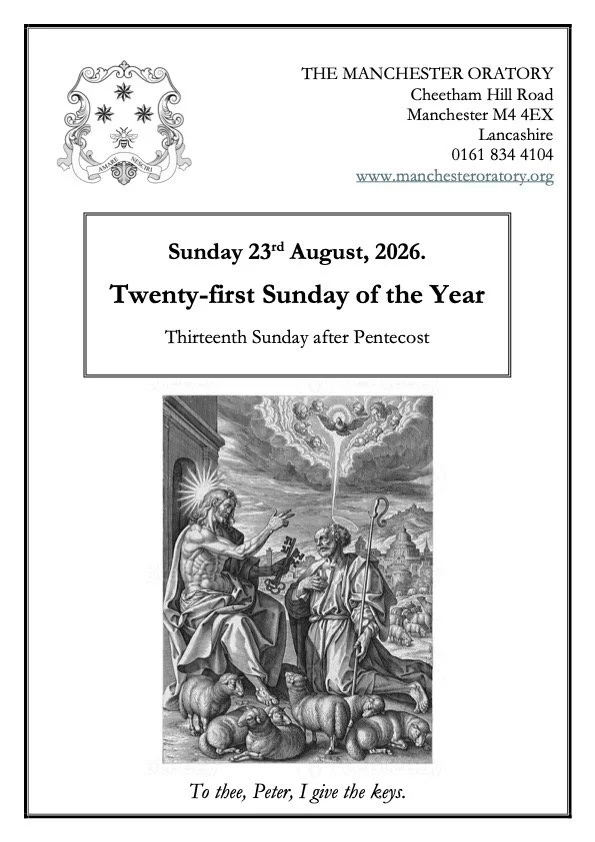 The Twenty-first Sunday of the Year