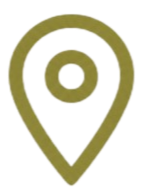 Symbol eines Standorts oder Ortes, bestehend aus einem Kreissymbol mit einer Markierungspunkte in der Mitte