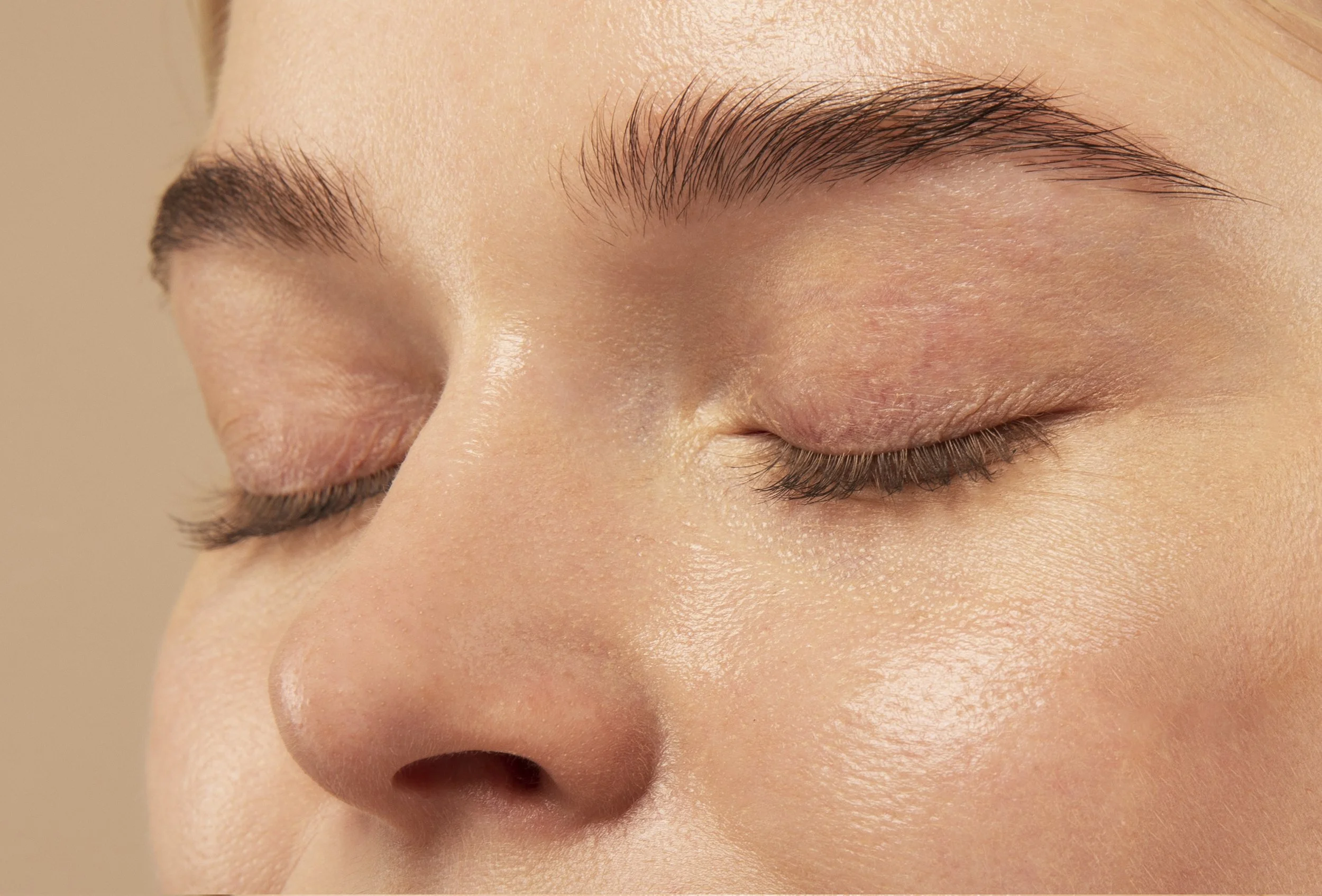 closeup of lash lift and tint; lash lift and tint in smithtown