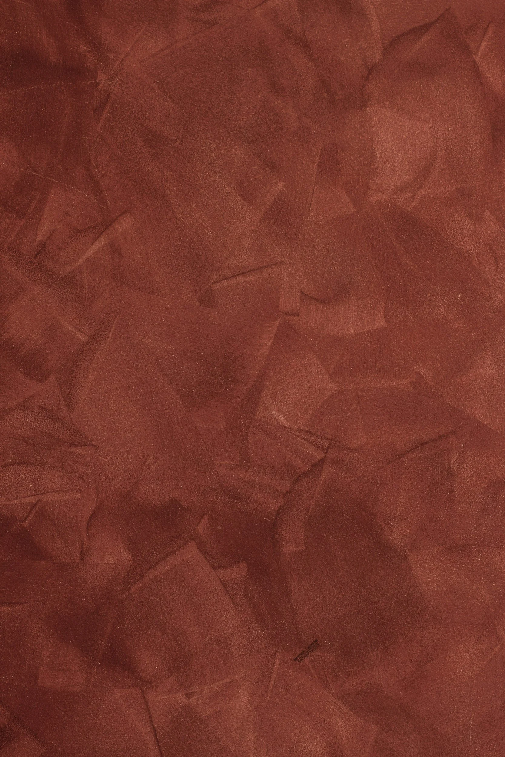 Close-up of a textured, reddish-brown surface with overlapping irregular patterns.