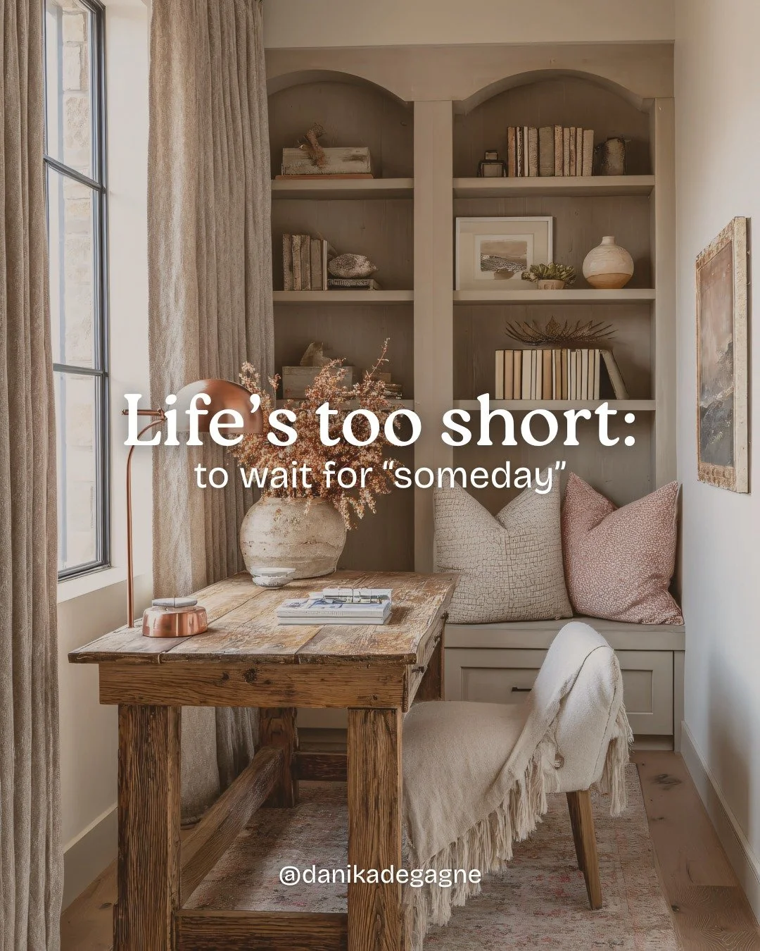 Life's too short to live on autopilot, to stay where you've out grown.