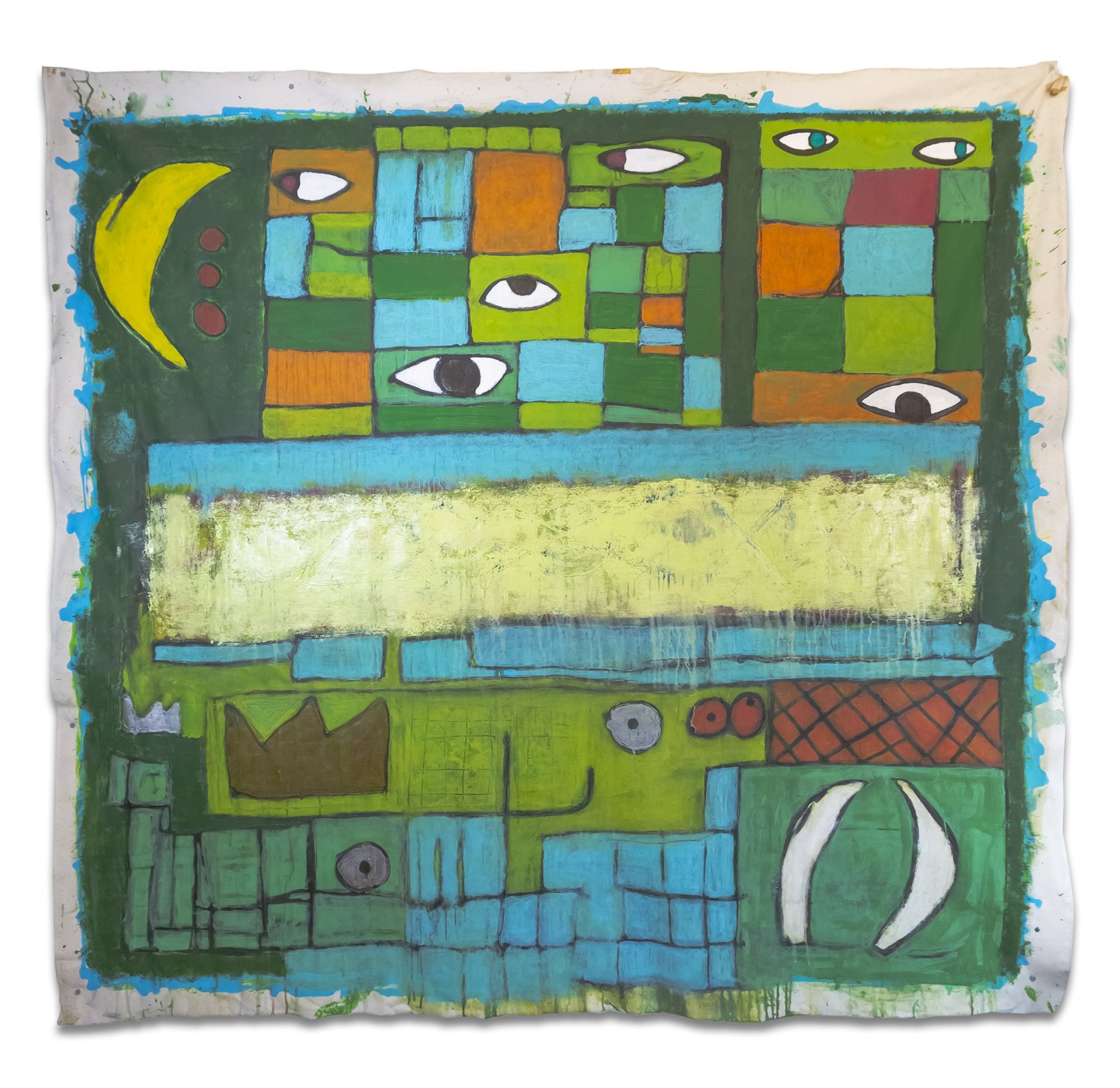 Jose Cruz Abstract Paintings