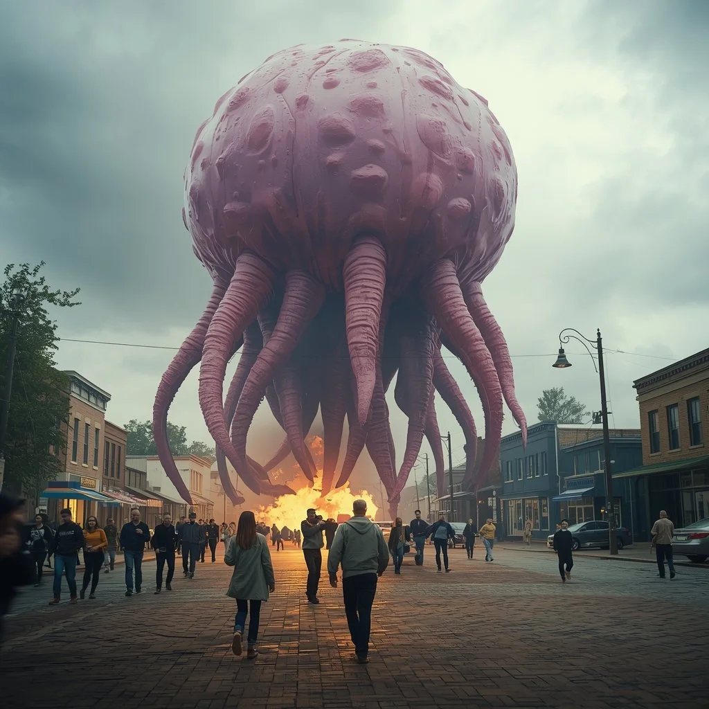 lucid-origin_a_cinematic_photo_of_a_small-town_public_square_a_stand-off_battle_between_the_t-0.jpg