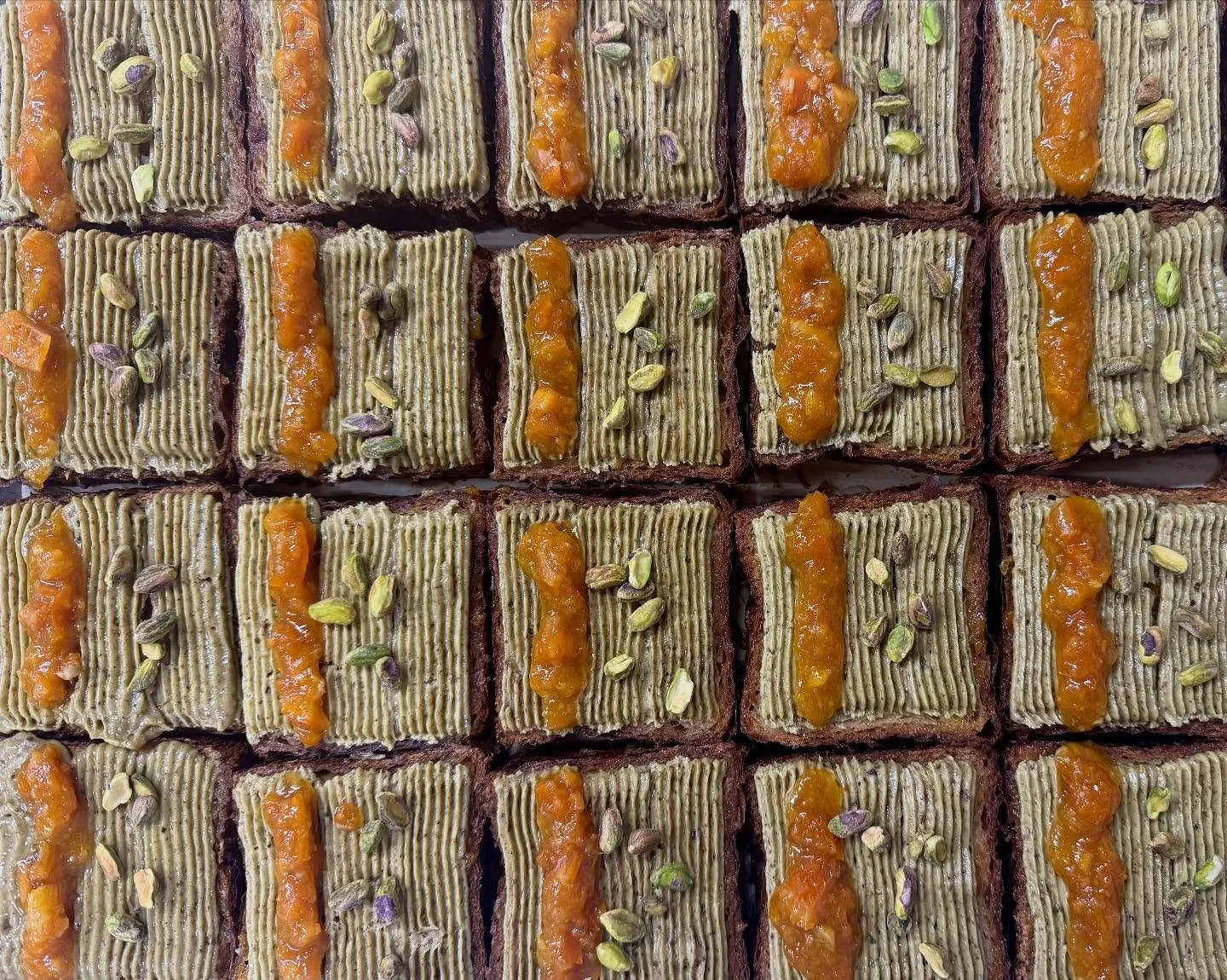 Orange pistachio bostock featuring our house made marmalade and pistachio cream just like Paul Hollywood would want