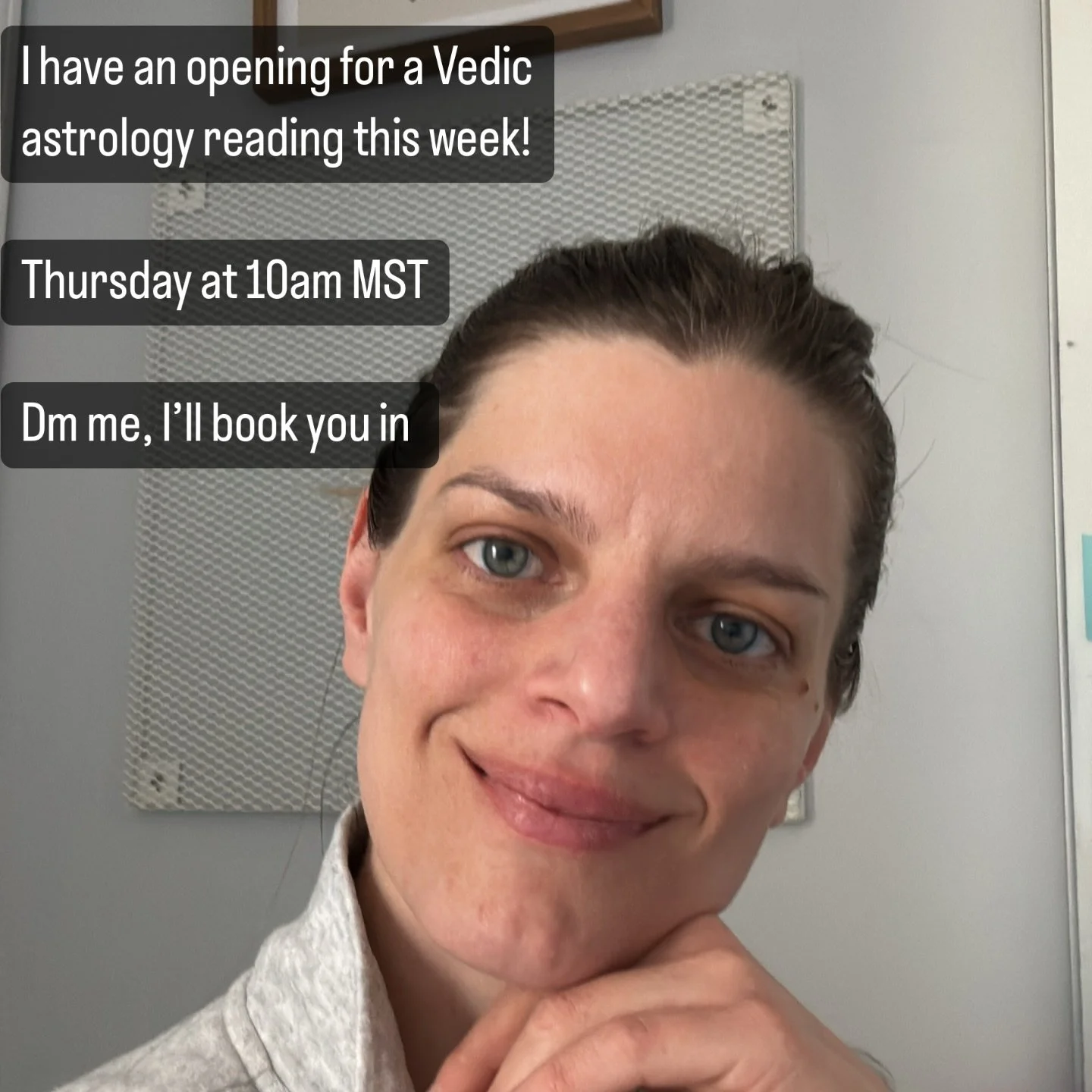 One Vedic astrology reading available this week!

What&rsquo;s Vedic astrology?

It&rsquo;s the study of the light of our consciousness. 

It targets the junction point between your mind, body and soul to help you better understand and navigate your 