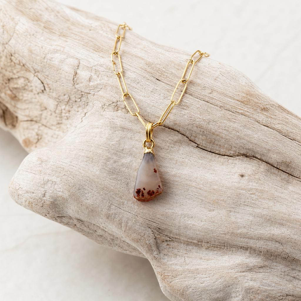 Montana Agate Stability Pendant Necklace