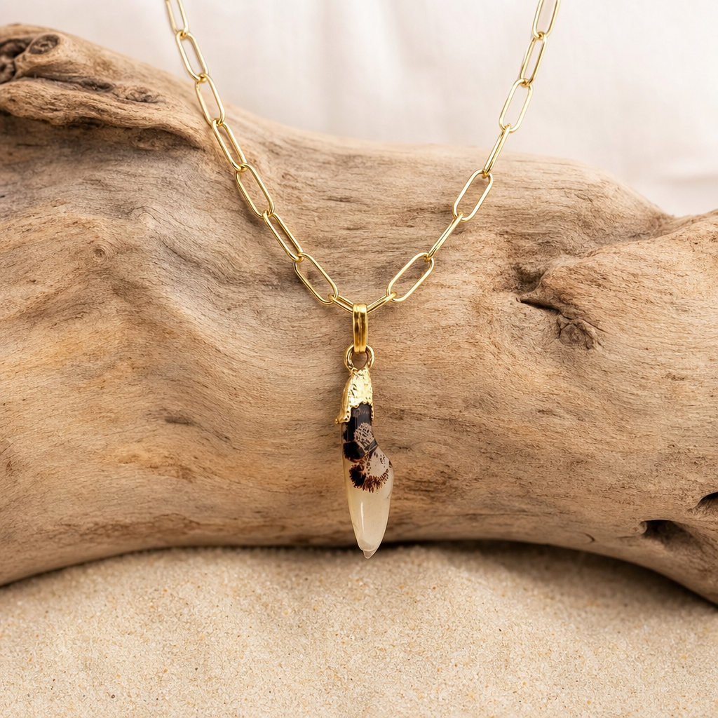 Montana Agate Stability Pendant Necklace