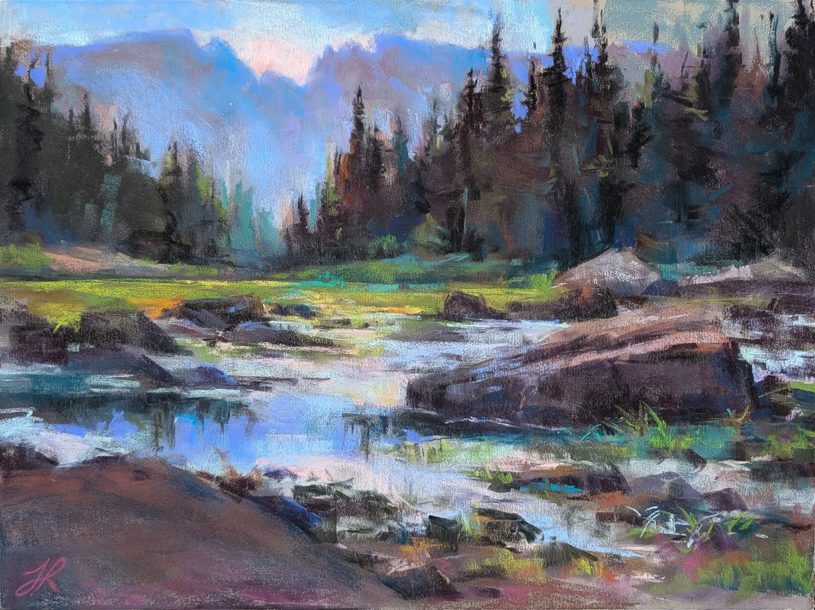 Red Rock Lake  |  12x16  |  Nederland, CO - Artist's Choice Award at Estes Valley Plein Air 2026