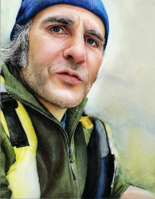 Watercolor archive painting by Julia Robinson
