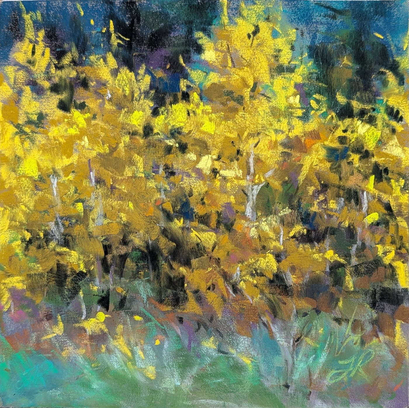 Aspens Study - 8 x 8 in