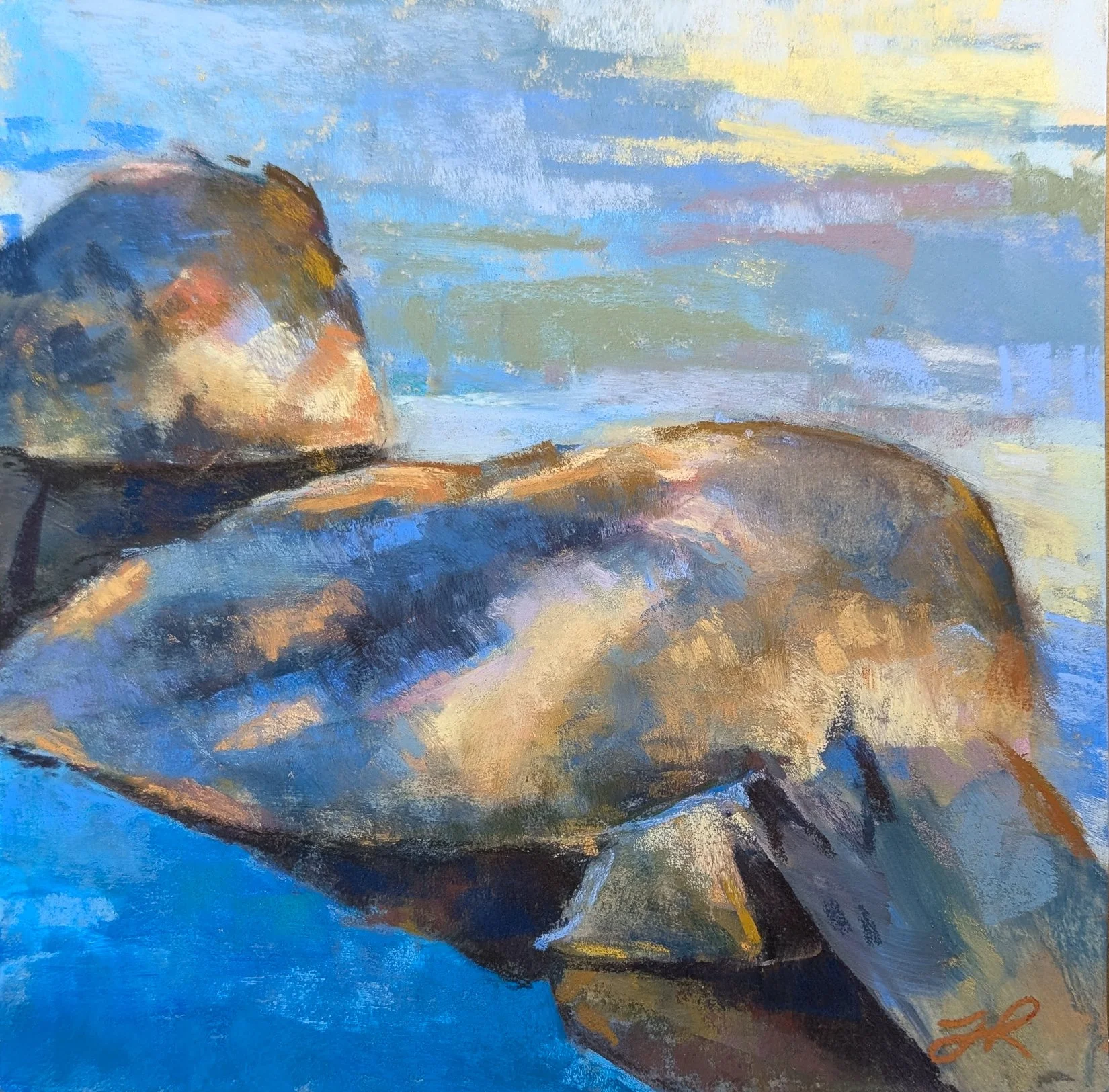 Spotlights on Stones  |   10x16   |  Mud Lake - Boulder County, Colorado | 2026