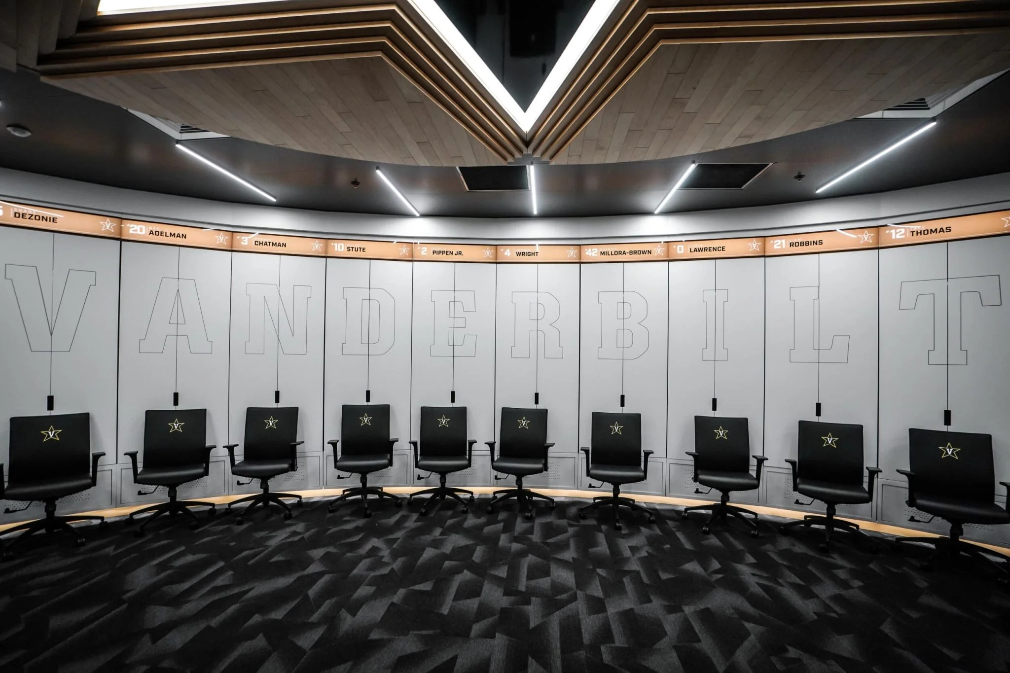 Vanderbilt  Men's Basketball Lockers