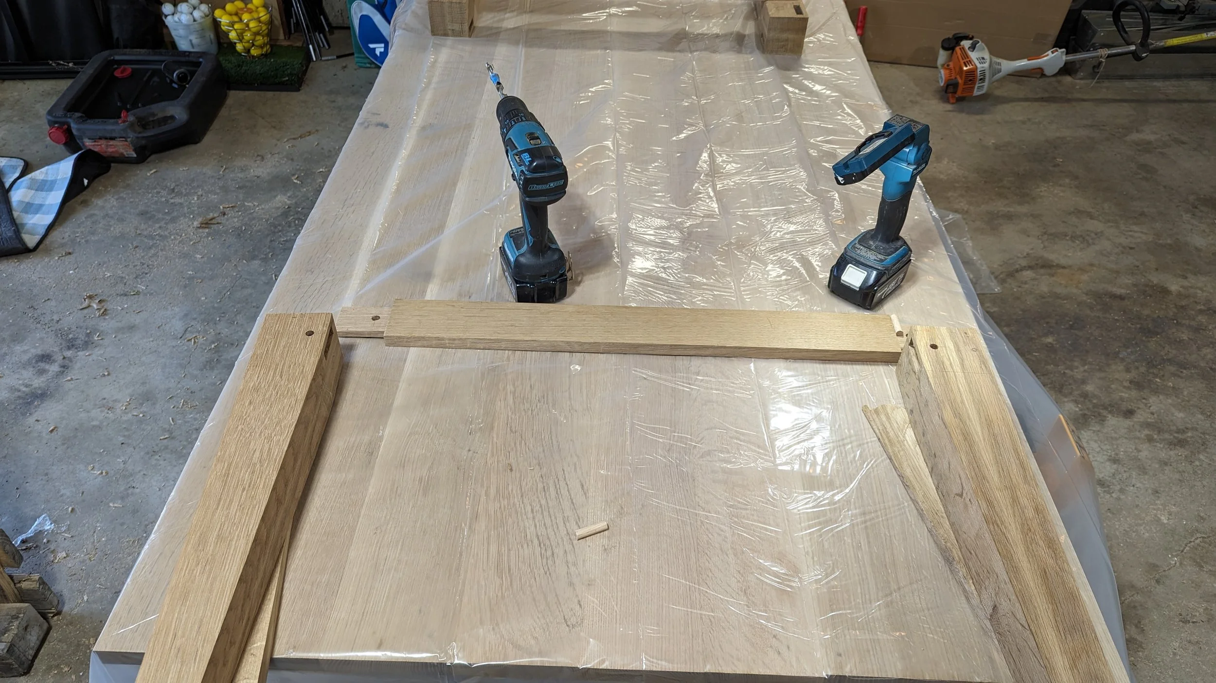 White Oak Shaker Style Kitchen Table