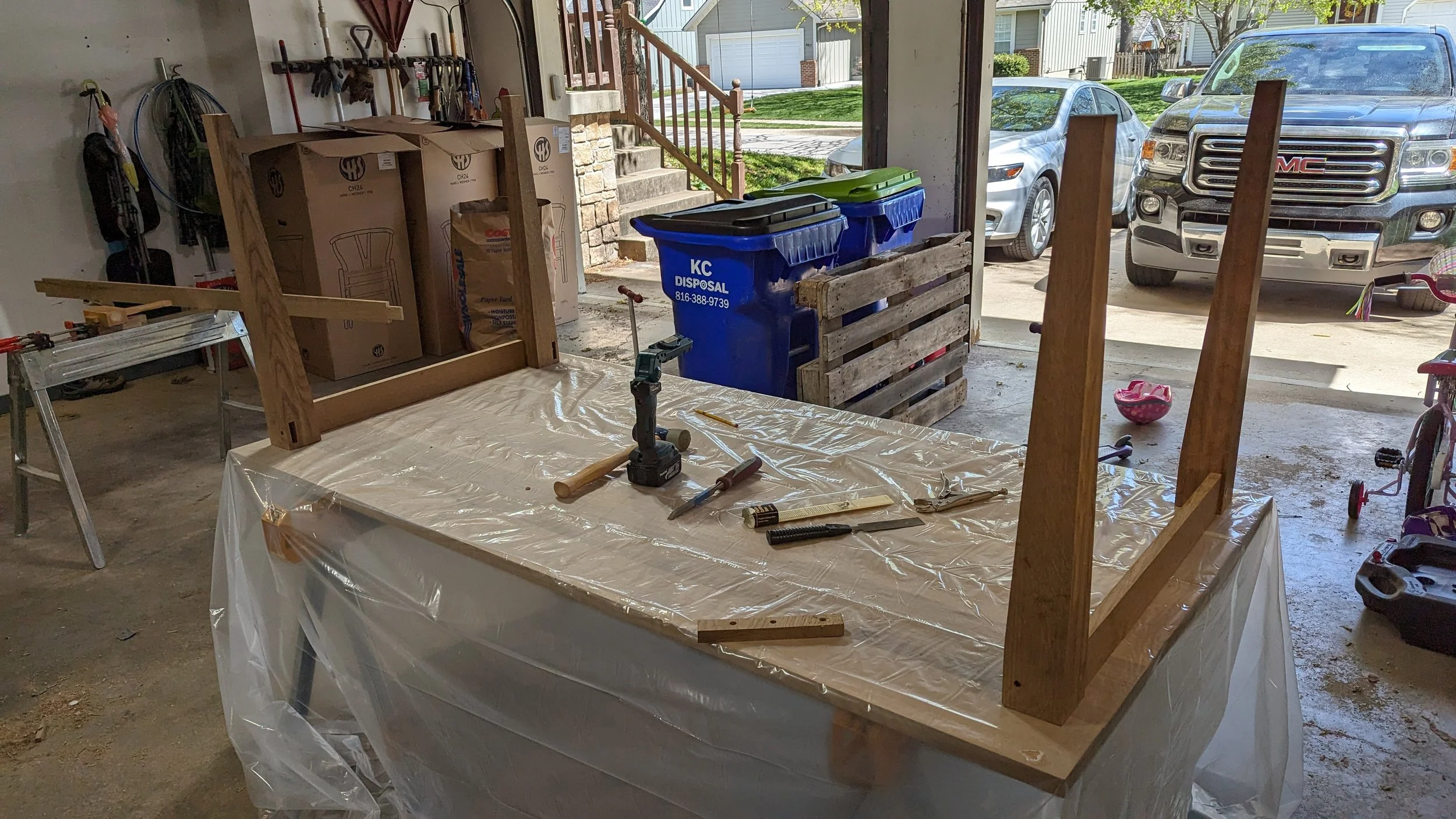 White Oak Shaker Style Kitchen Table