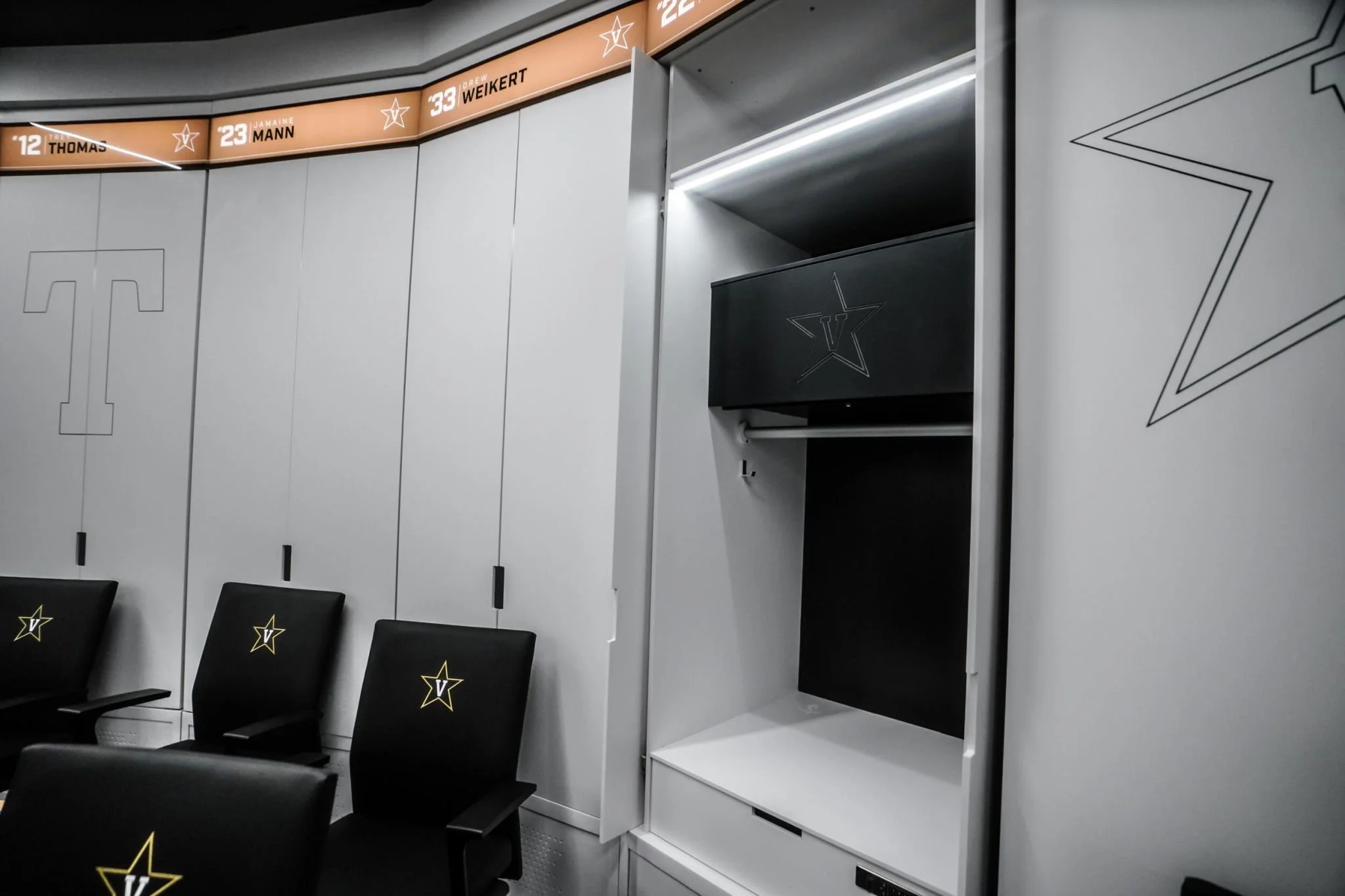 Vanderbilt  Men's Basketball Lockers