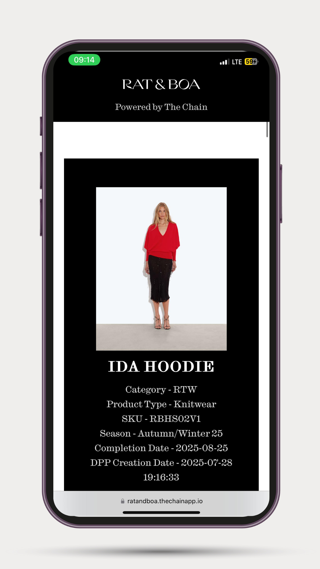 Frank Impact Company Launches Digital Product Passports (DPPs) for Rat &amp; Boa Ahead of EU 2027 Deadline