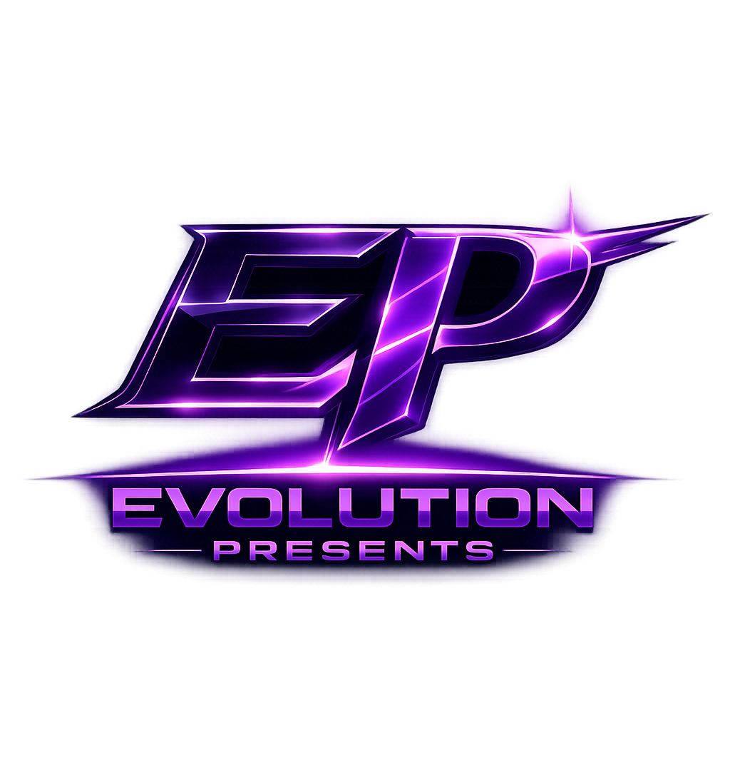 Evolution Presents. Proud partner of Frame Focus Creative.