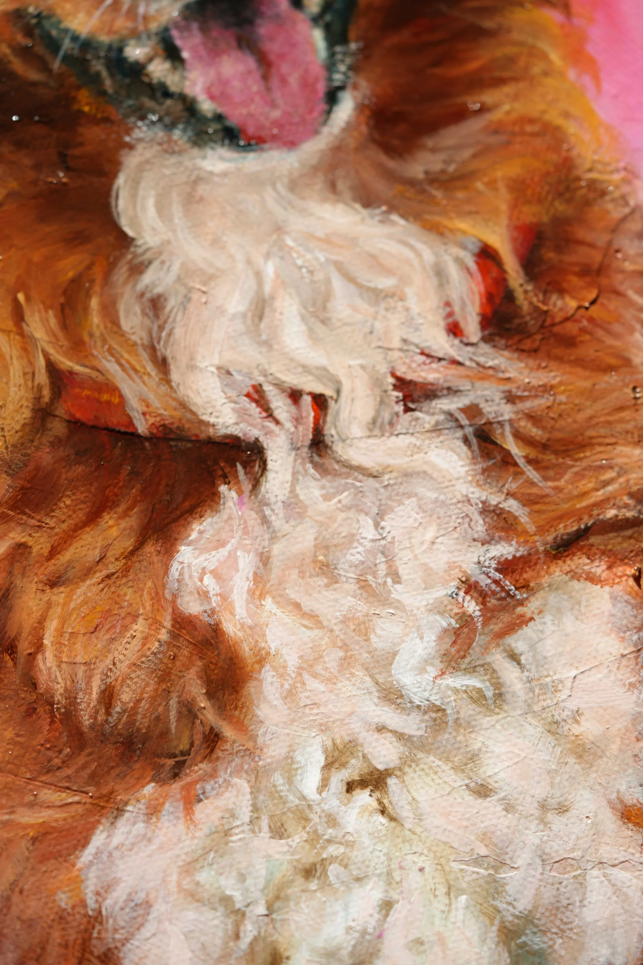 golden retriever fell kunst handgemalte details gemälde nach maß