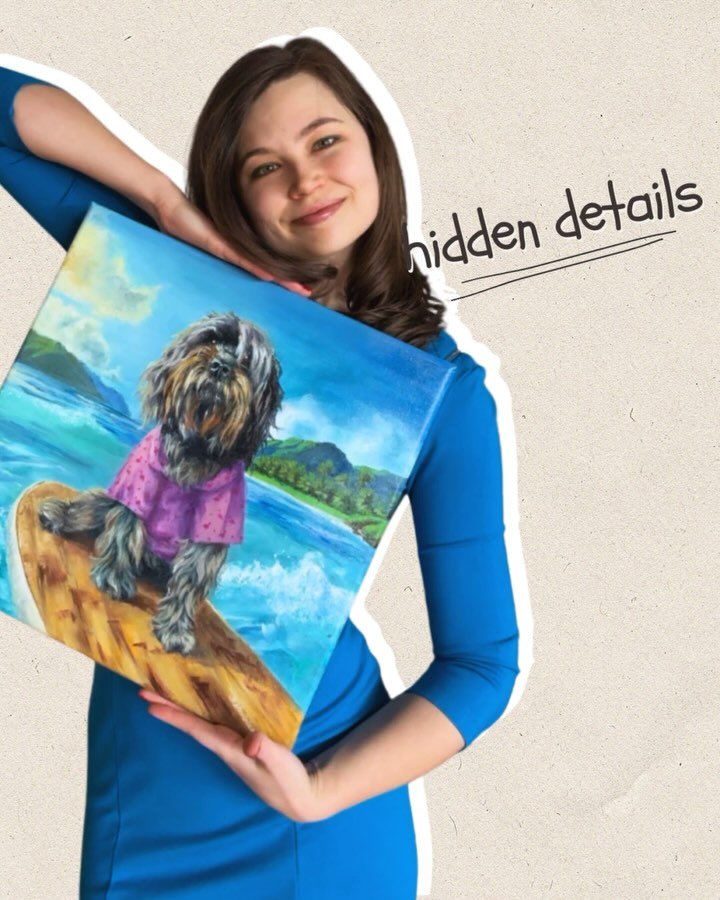 The story behind each piece is unique and tailored to my customer&lsquo;s needs 🧡

All photos used with the owner&lsquo;s permission 🫶🏻

#petportrait #dogportrait #casestudy #storybehindthepicture #oilpainting #custompetportrait #customdogportrait