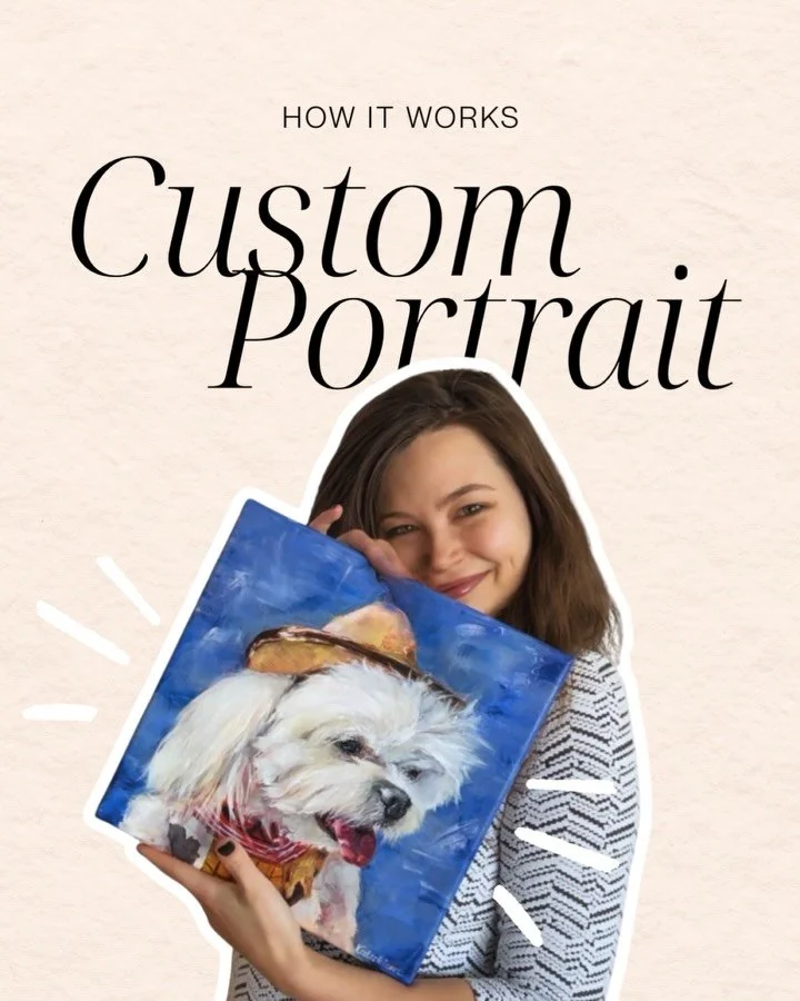 I realised I never posted anything about how I work on my client projects 🙈
I hope this helps!

Example portraits are of handsome Chico @maltesechico and beautiful @thedharmadogs 

#comissionart #custompetportrait #dogportrait #customdogportrait