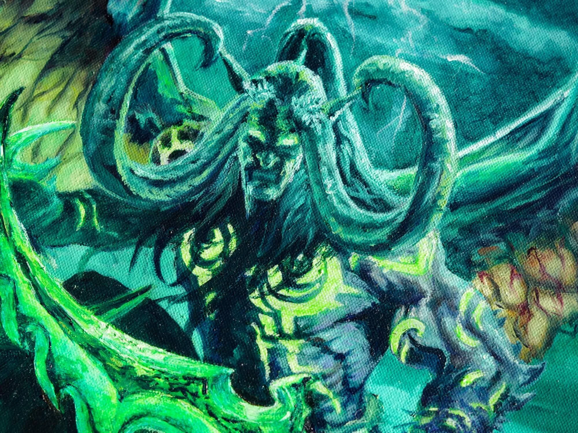 Illidan Stormrage WoW Artwork fan art painting
