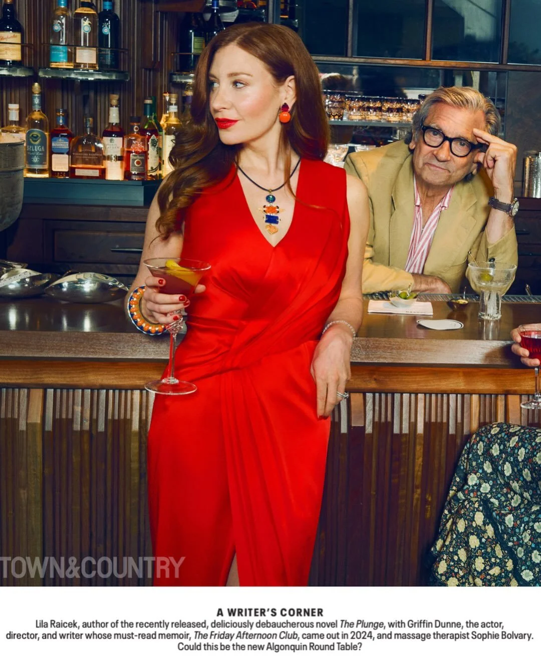 Everyone is Here Tonight! Honored to knock back a martini with my pal @griffindunne at the dinner party of the century in @townandcountrymag&lsquo;s summer issue!!! We are bringing the writer&rsquo;s corner back at @marcelnyc, where all points conver