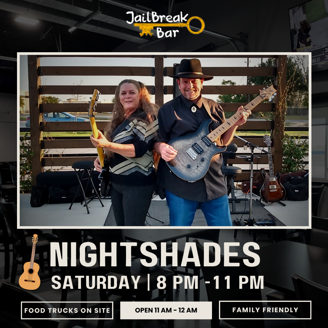 Nightshades - Live Music Saturday Night at JailBreak Bar