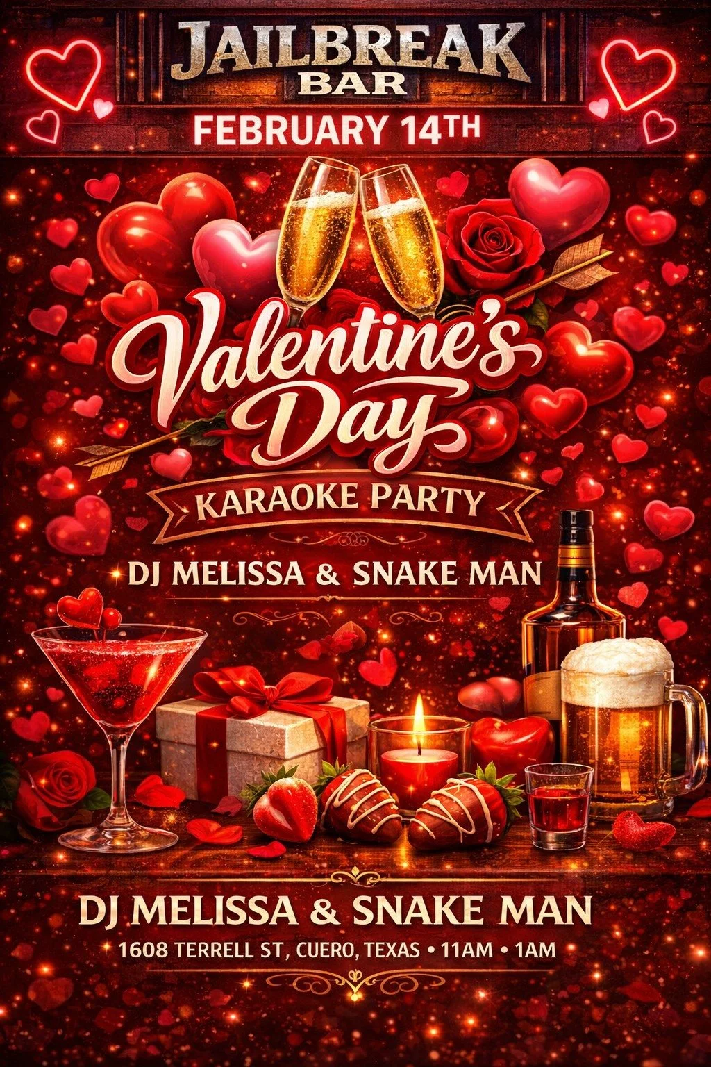 Valentine's Day Karaoke: DJ Melissa and Snakeman