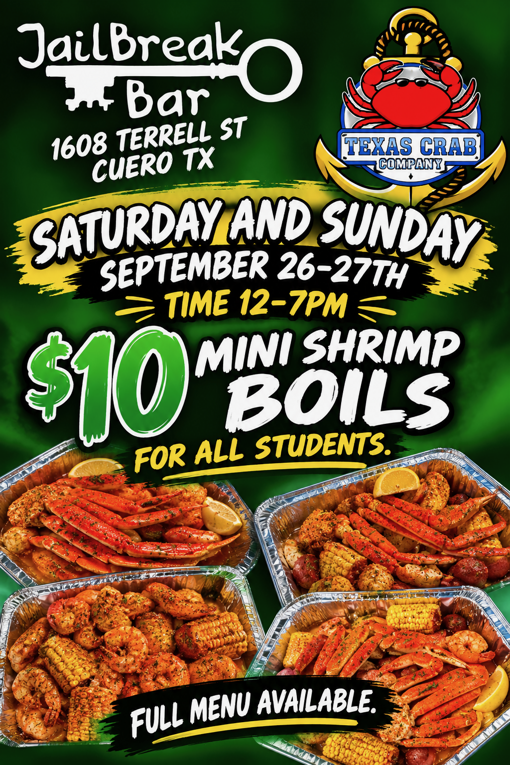 Texas Crab Company Shrimp Boils