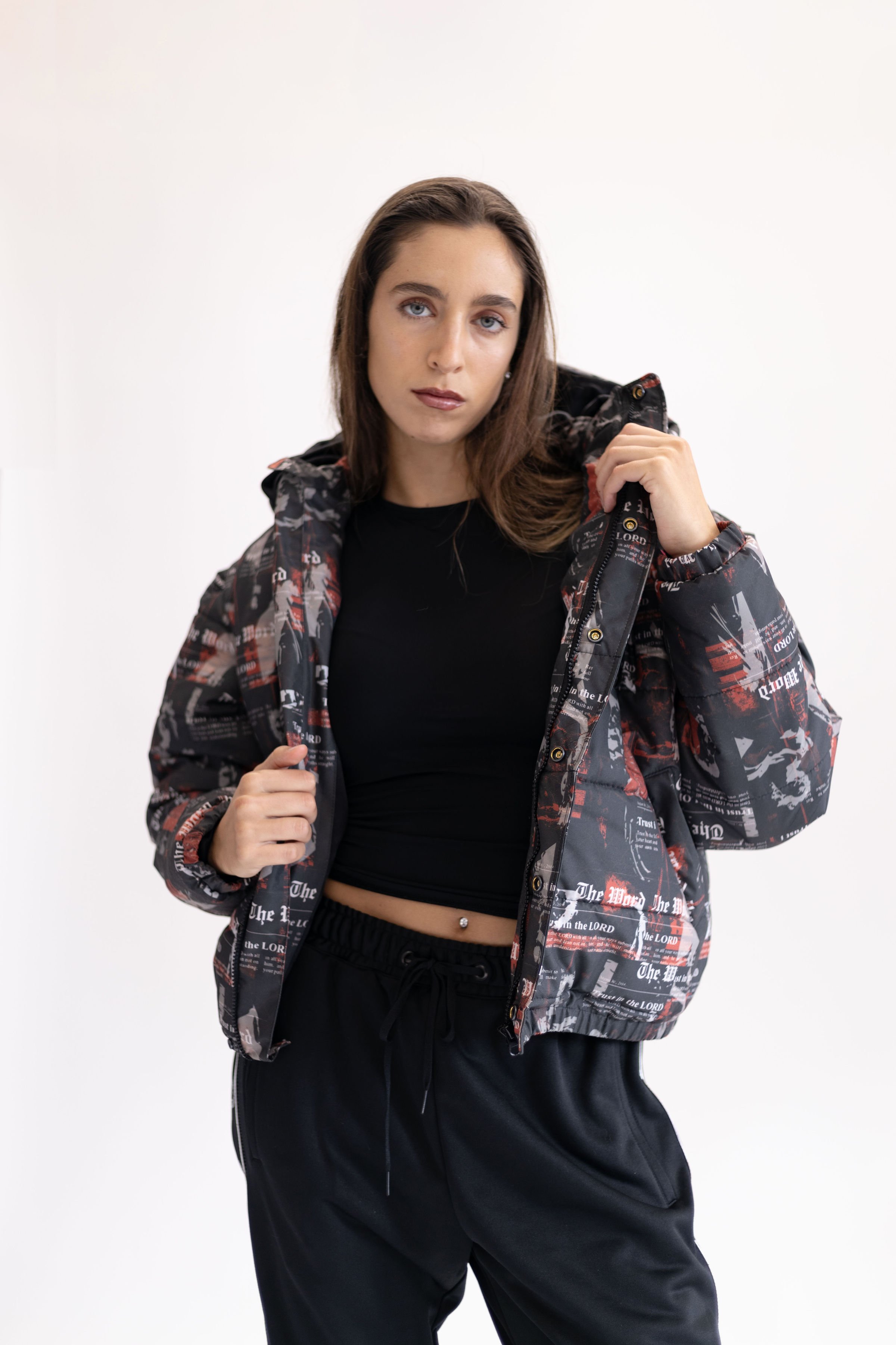 'Darkroom' Convertible Puffer Jacket