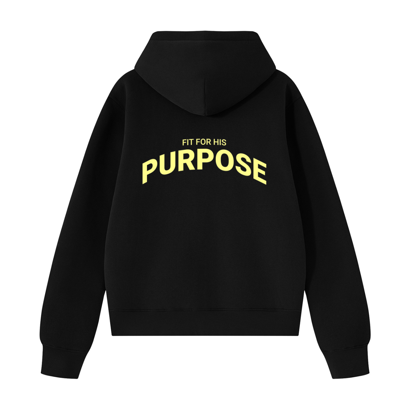 Fit For His Purpose Fleece Full Zip Hoodie (Unisex)
