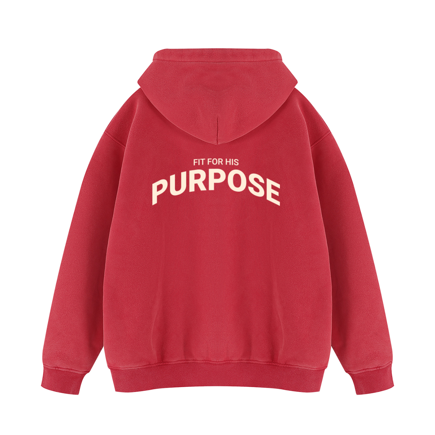 Fit For His Purpose Vintage Wash Fleece Hoodie (Unisex)