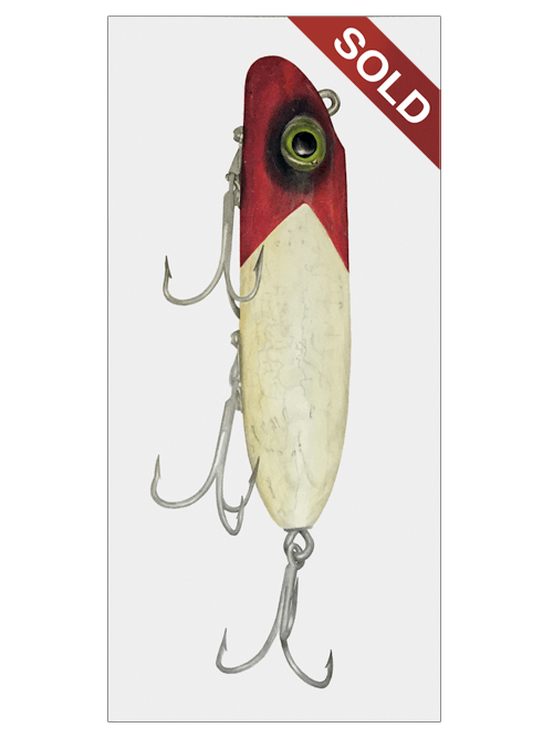 1930s Red Arrowhead Lure (Lure No. 1) | Original Pop-Realism Drawing by Mike Pitzer