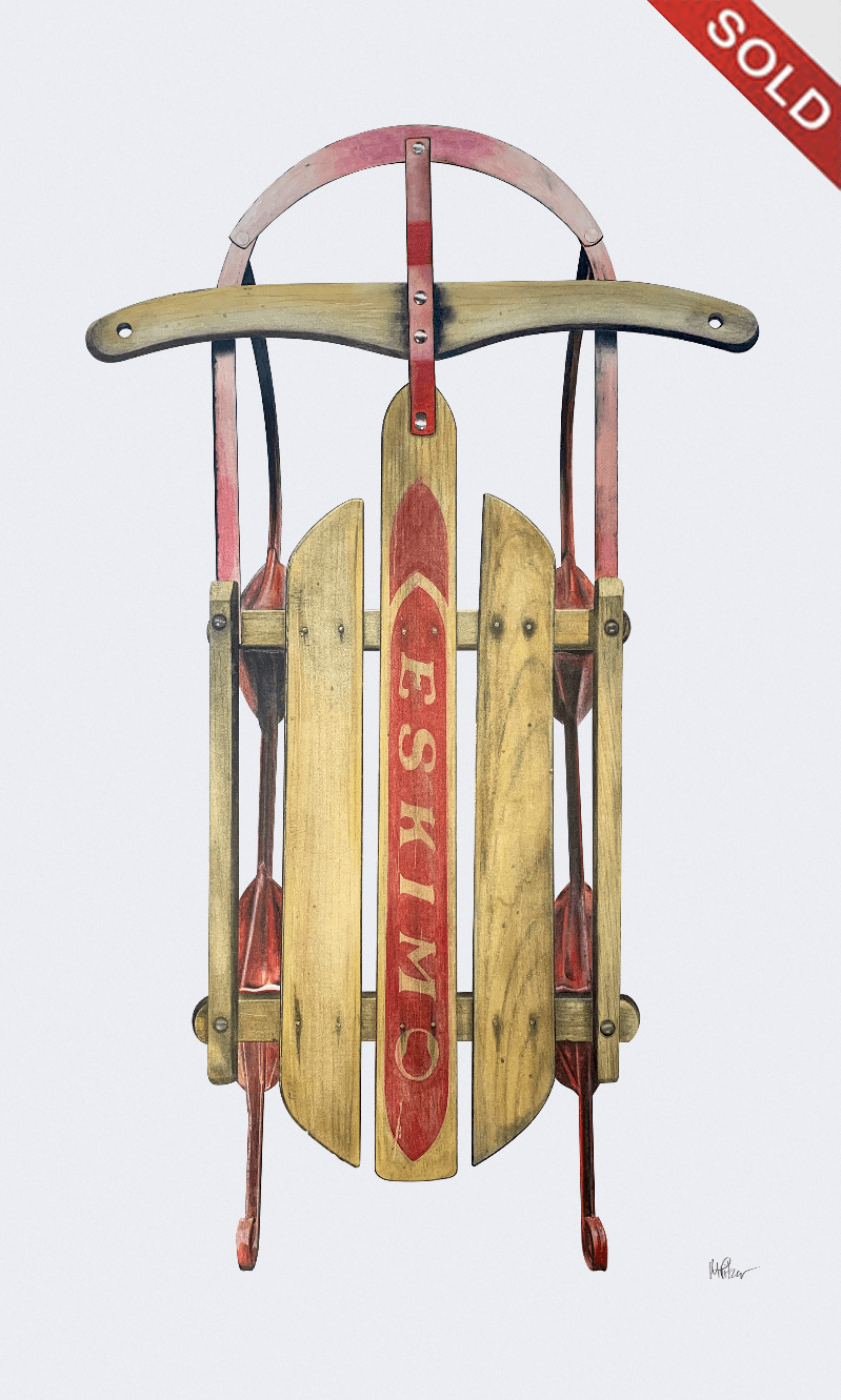 1950s-eskimo-sled-mike-pitzer-SOLD.png