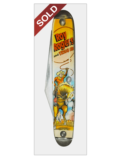 Roy Rogers Pocket Knife | Original Pop-Realism Drawing by Mike Pitzer