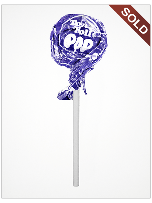 Grape Tootsie Pop | Original Pop-Realism Drawing by Mike Pitzer